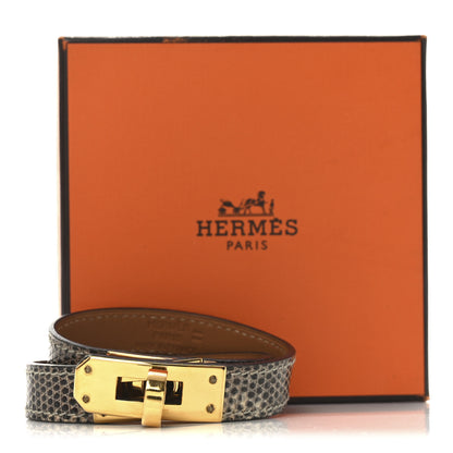 Hermes Lizard Kelly Double Tour Bracelet T2 Ombre 7 of 7