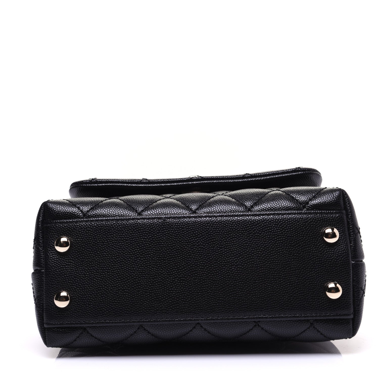 Chanel Caviar Quilted Extra Mini Coco Handle Flap Black 10 of 12