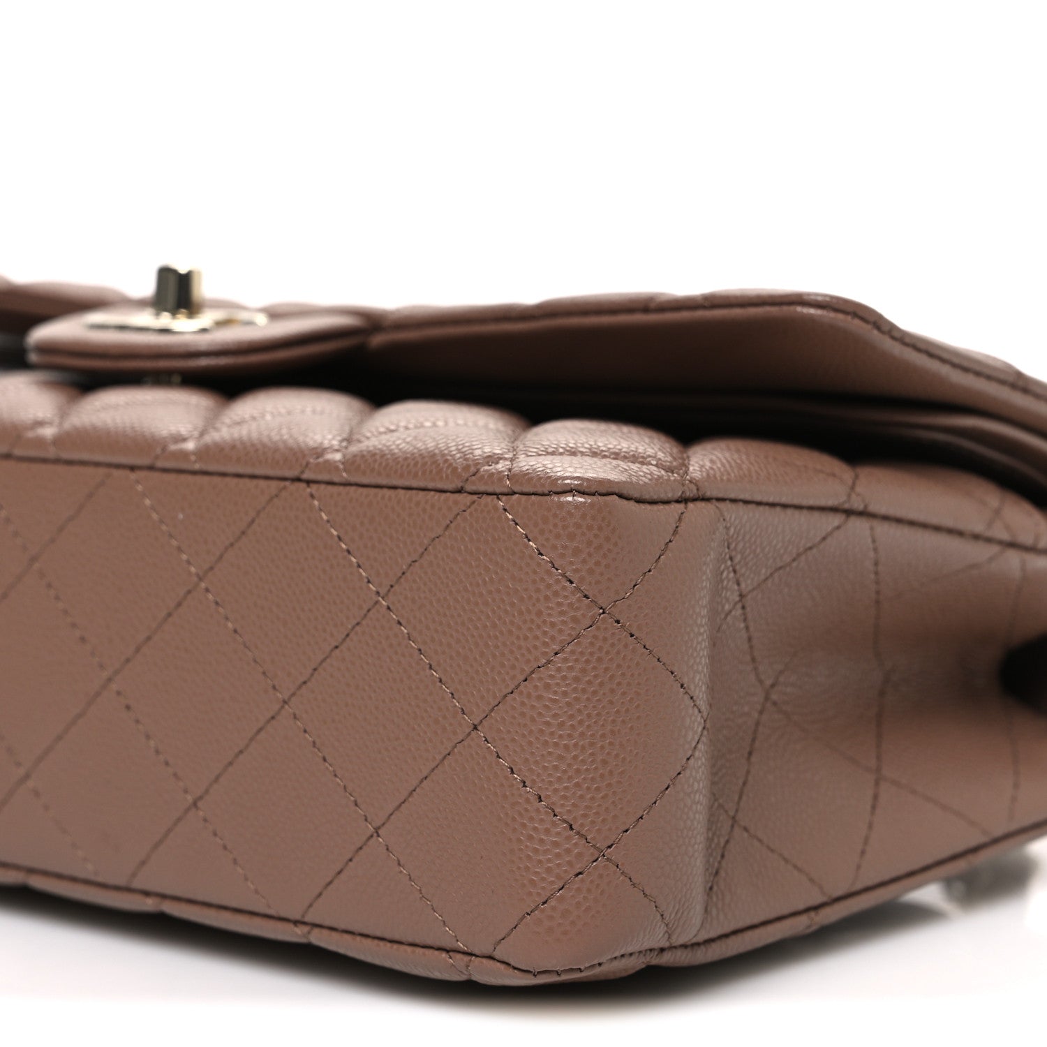 Chanel Caviar Quilted Medium Double Flap Brown 1861859 – FASHIONPHILE