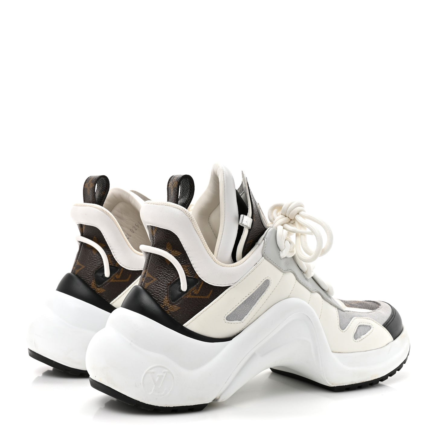 Patent Monogram LV Archlight Sneakers 38 White