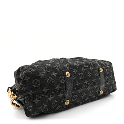 Louis Vuitton Denim Neo Cabby MM Black 4 of 11