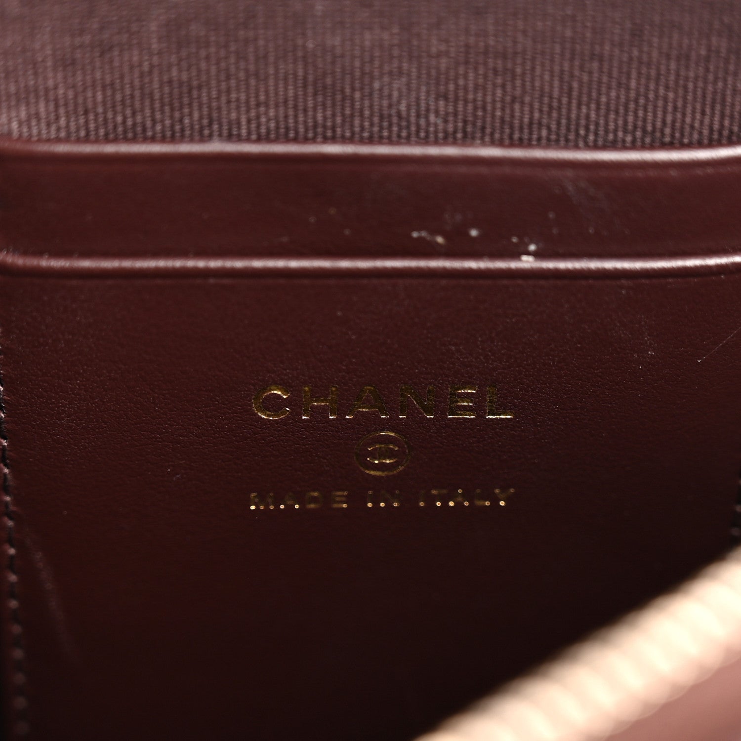 Chanel Caviar Quilted Top Handle Clutch With Chain Dark Brown 6 of 10