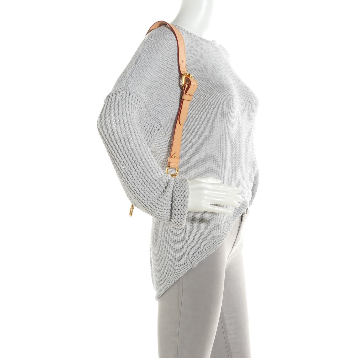 Louis Vuitton Vachetta 25mm Adjustable Shoulder Strap VVN 2 of 3