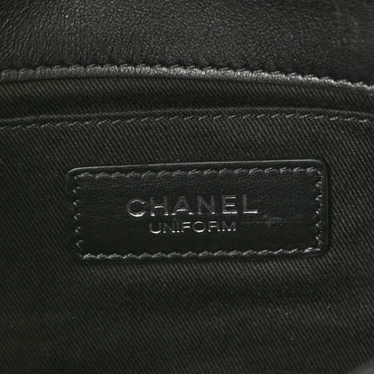 Chanel Calfskin Quilted CC Uniform Flap Belt Bag Black 6 of 11