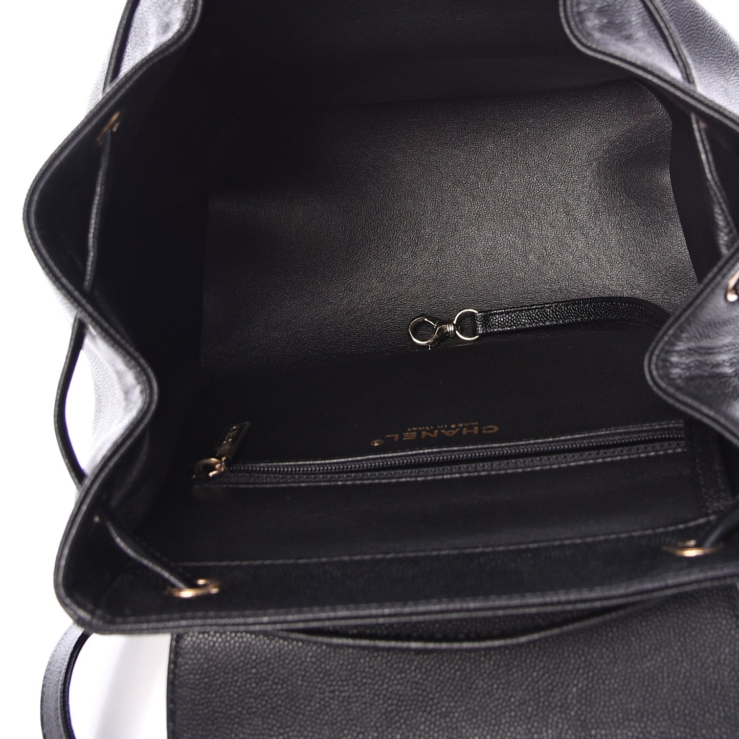 Caviar Quilted Business Affinity Backpack Black