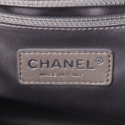 Chanel Calfskin Bubble Quilt Bowler Black 6 of 9