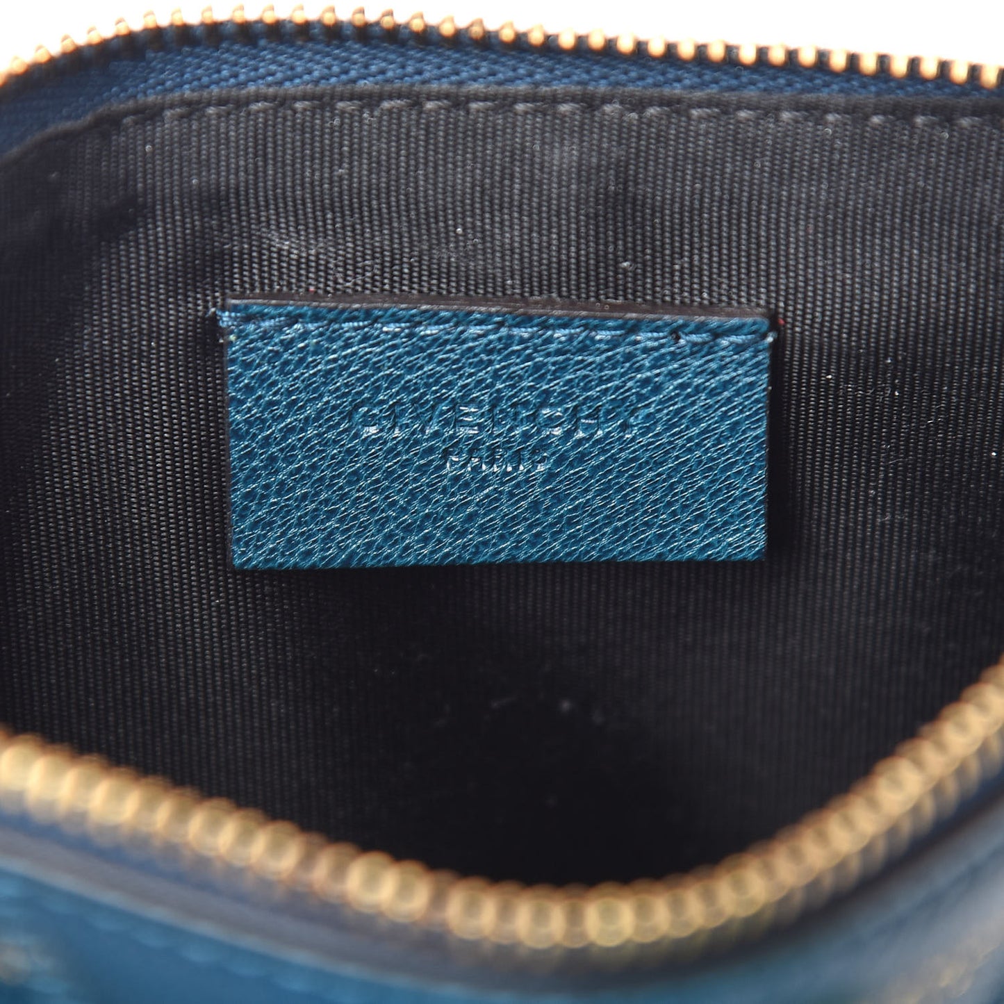Goatskin Diamond Quilted GV3 Multi Pouch Blue