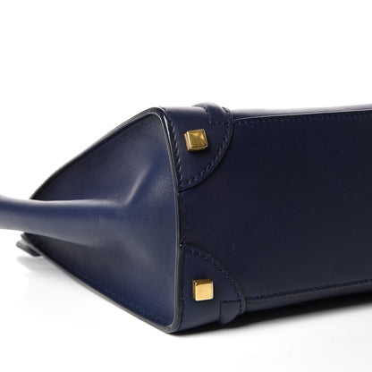 Celine Smooth Calfskin Micro Luggage Navy Blue 5 of 9