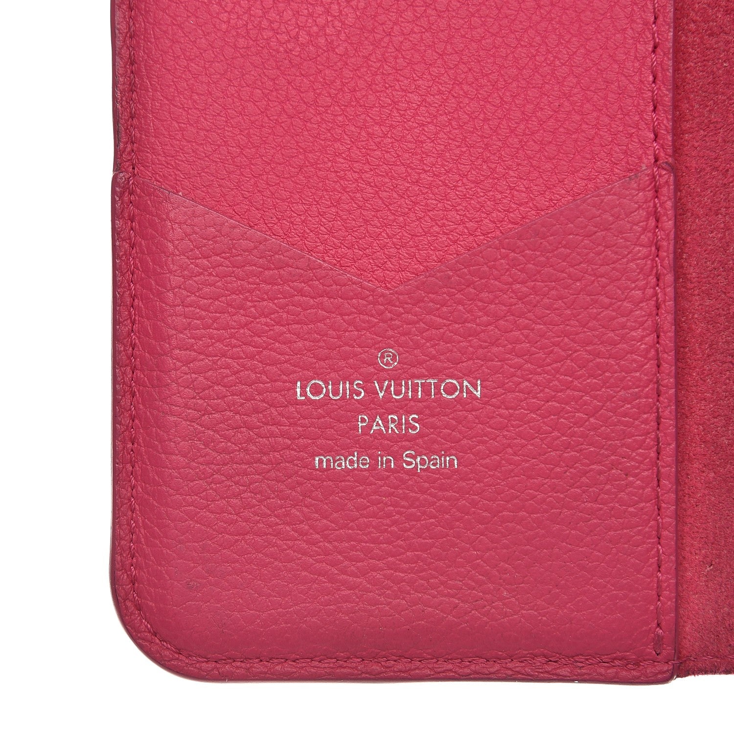Louis Vuitton Monogram Cuir iPhone 7/8 Folio Case Fuchsia 7 of 8