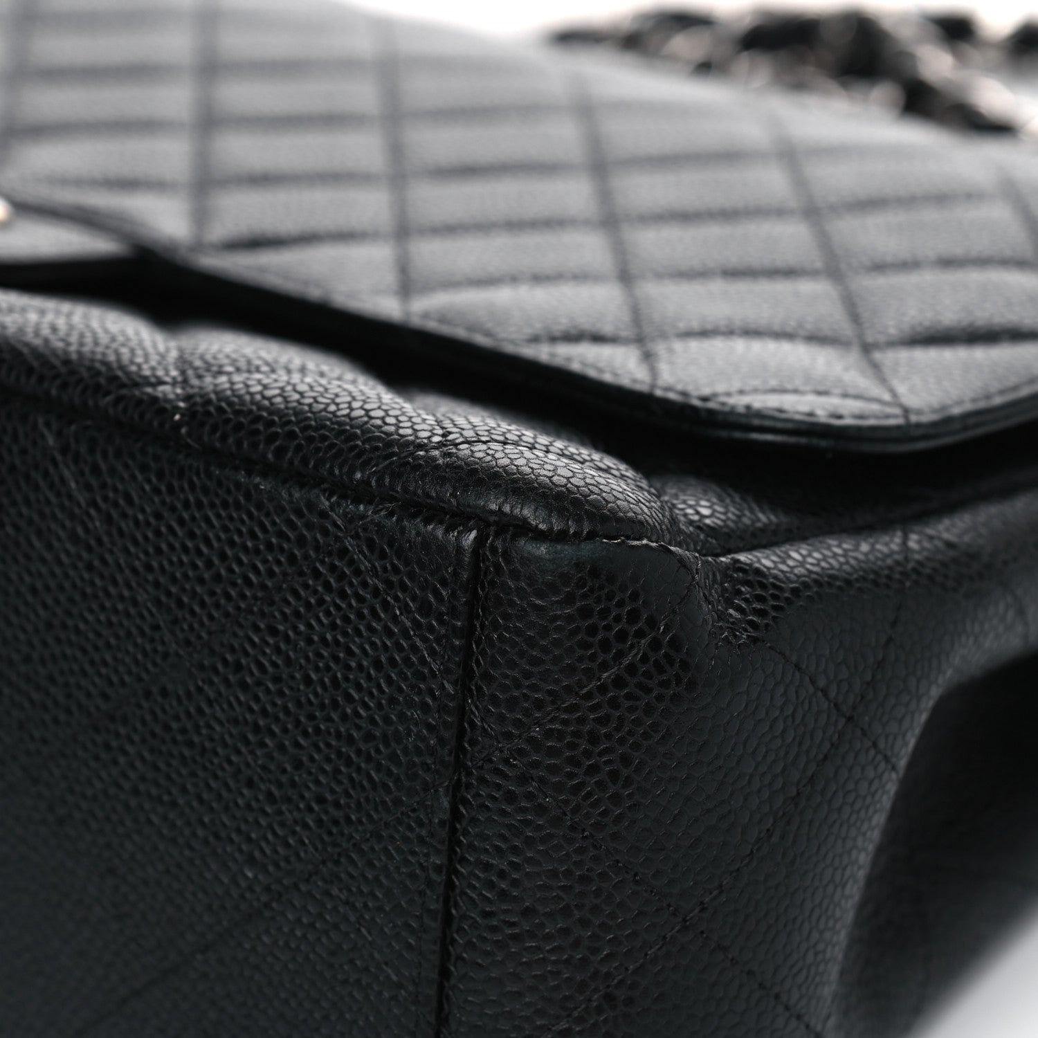Chanel Caviar Quilted Maxi Double Flap Black 6 of 8