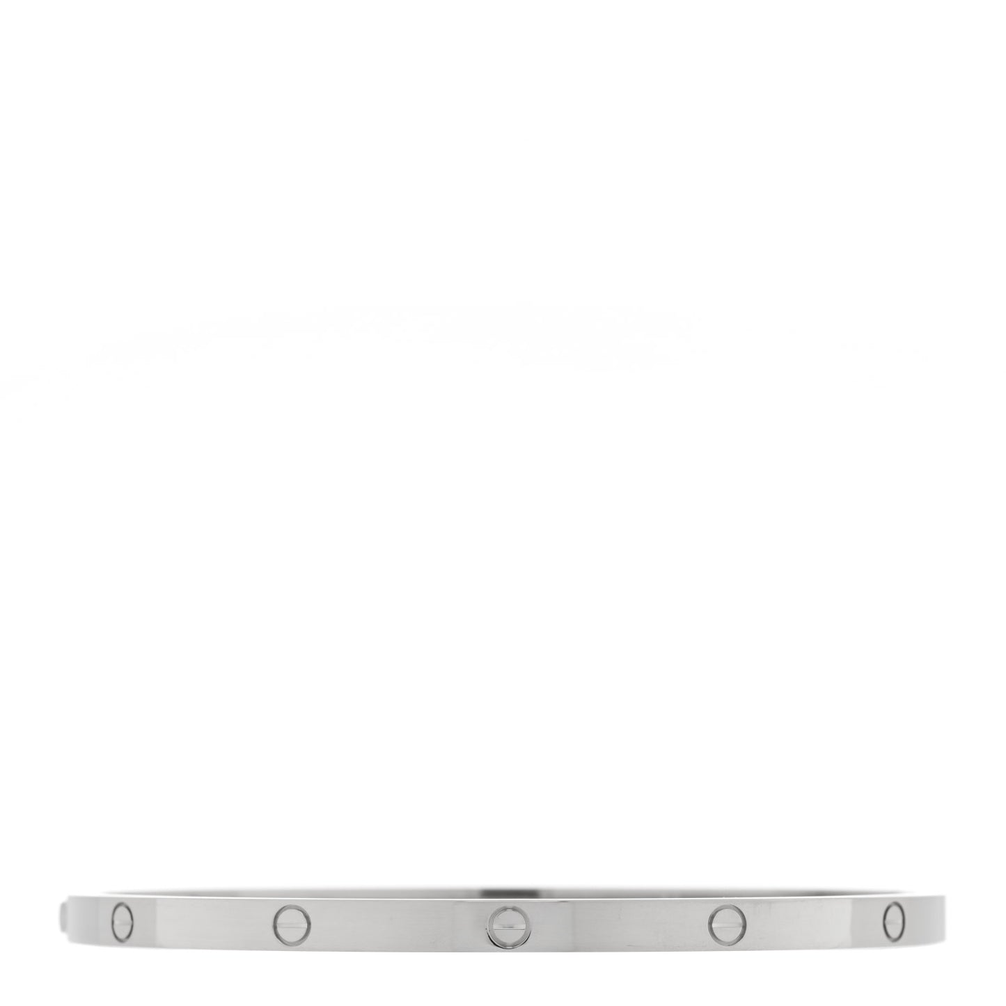 18K White Gold Small LOVE Bracelet 18