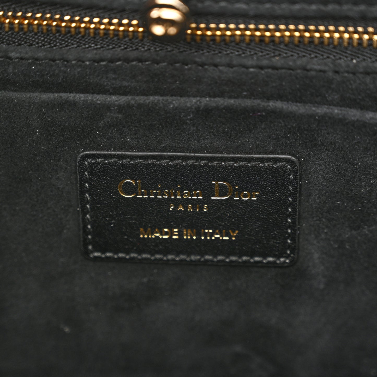 Calfskin Cannage Small The Lady 95.22 Black