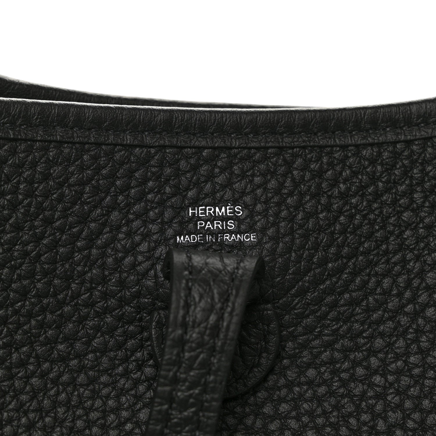 Hermes Taurillon Clemence Evelyne TPM Black 6 of 8