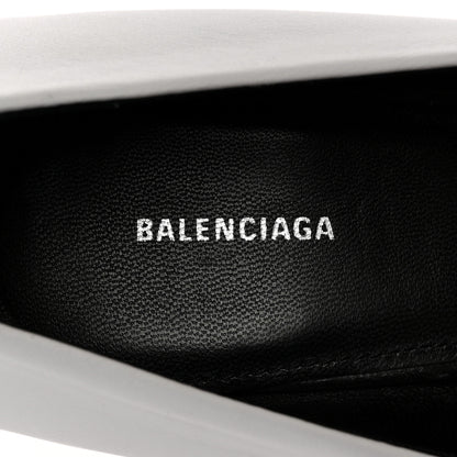 Balenciaga Soft Nappa Square Knife 80mm Pumps 36 White 7 of 17