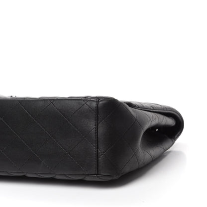 Chanel Lambskin Quilted Maxi Single Flap Black 7 of 13