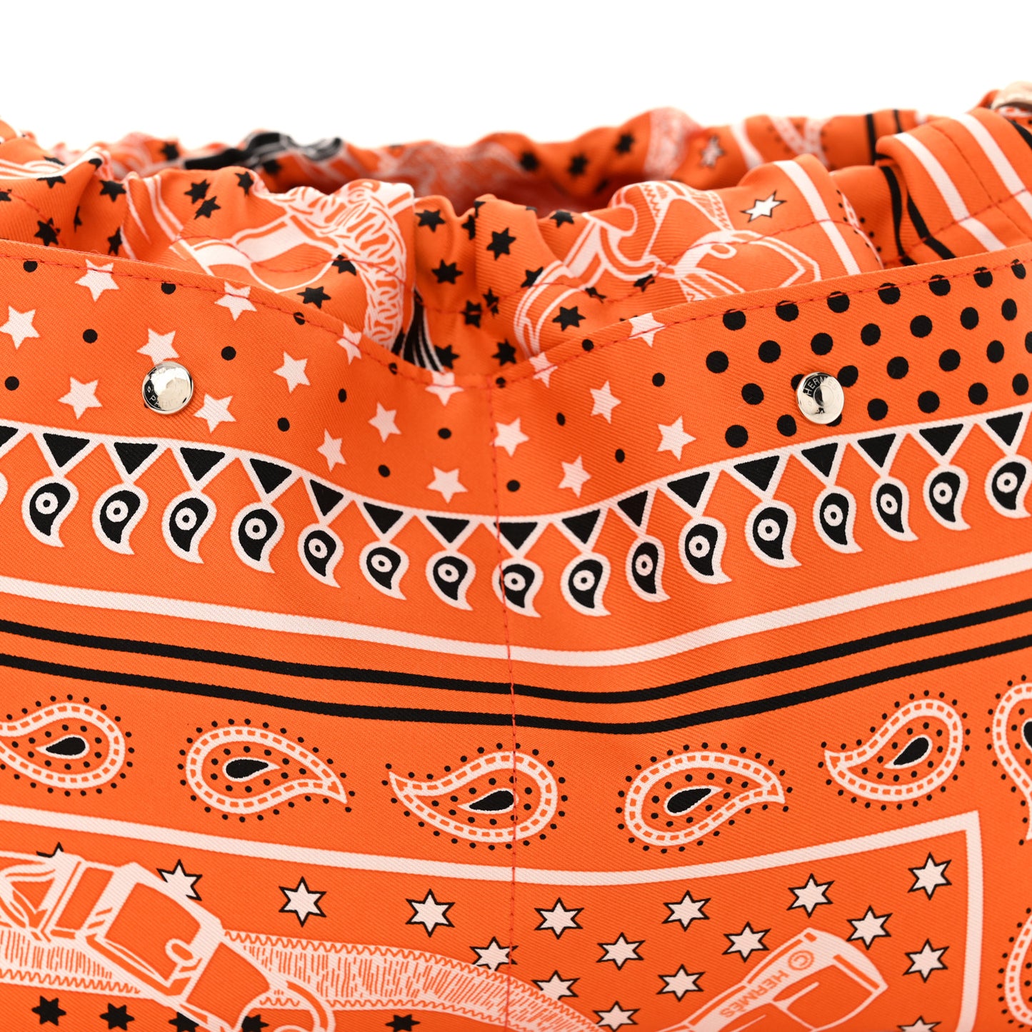 Barenia Silk Eperons d'Or Fourbi 25 MM Pouch Orange Fauve