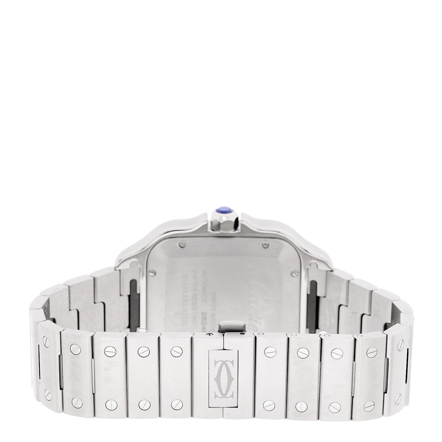Stainless Steel 39.8mm Santos De Cartier Automatic Watch
