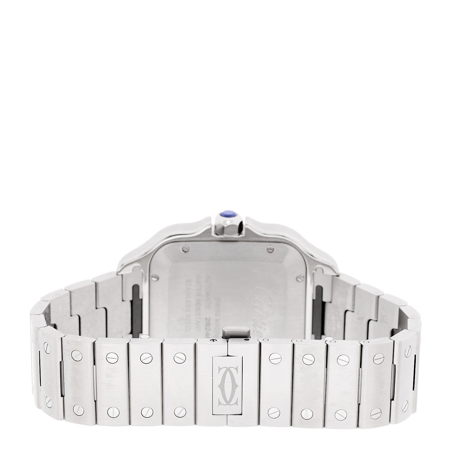 Cartier Stainless Steel 39.8mm Santos De Cartier Automatic Watch 3 of 5