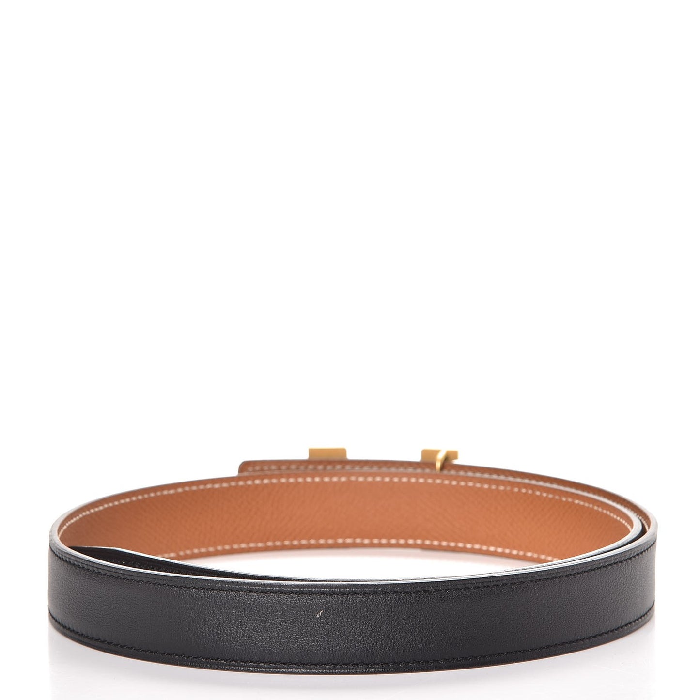 Swift Epsom 24mm H Belt 75 Black Gold