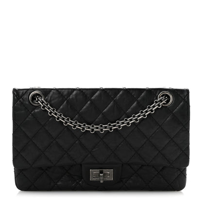 Chanel Aged Calfskin Quilted 2.55 Reissue 225 Flap Black 1 of 13