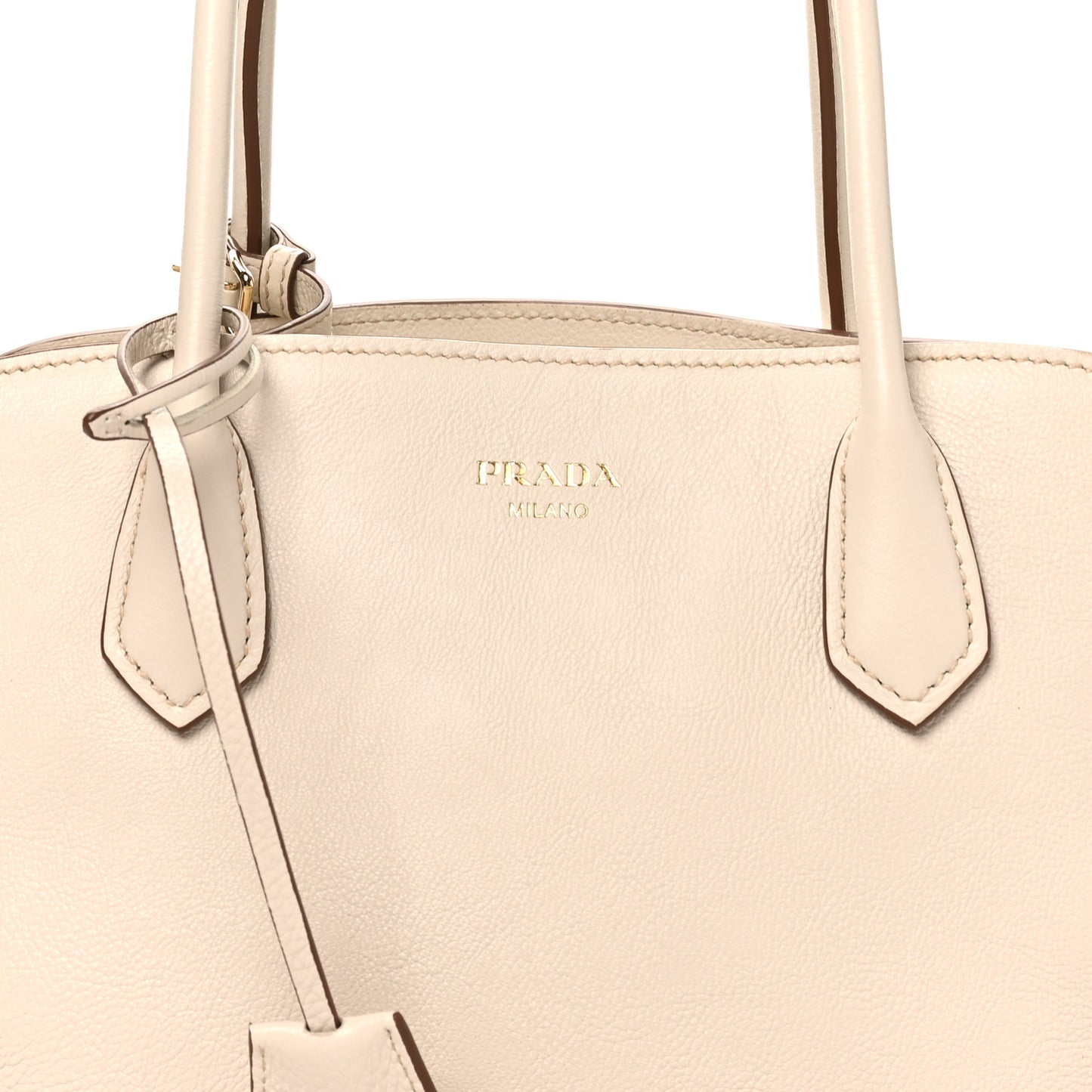 Glace Calfskin Medium Signet Tote Talco
