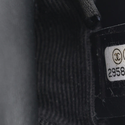 Chanel Calfskin Quilted CC Uniform Flap Belt Bag Black 7 of 9