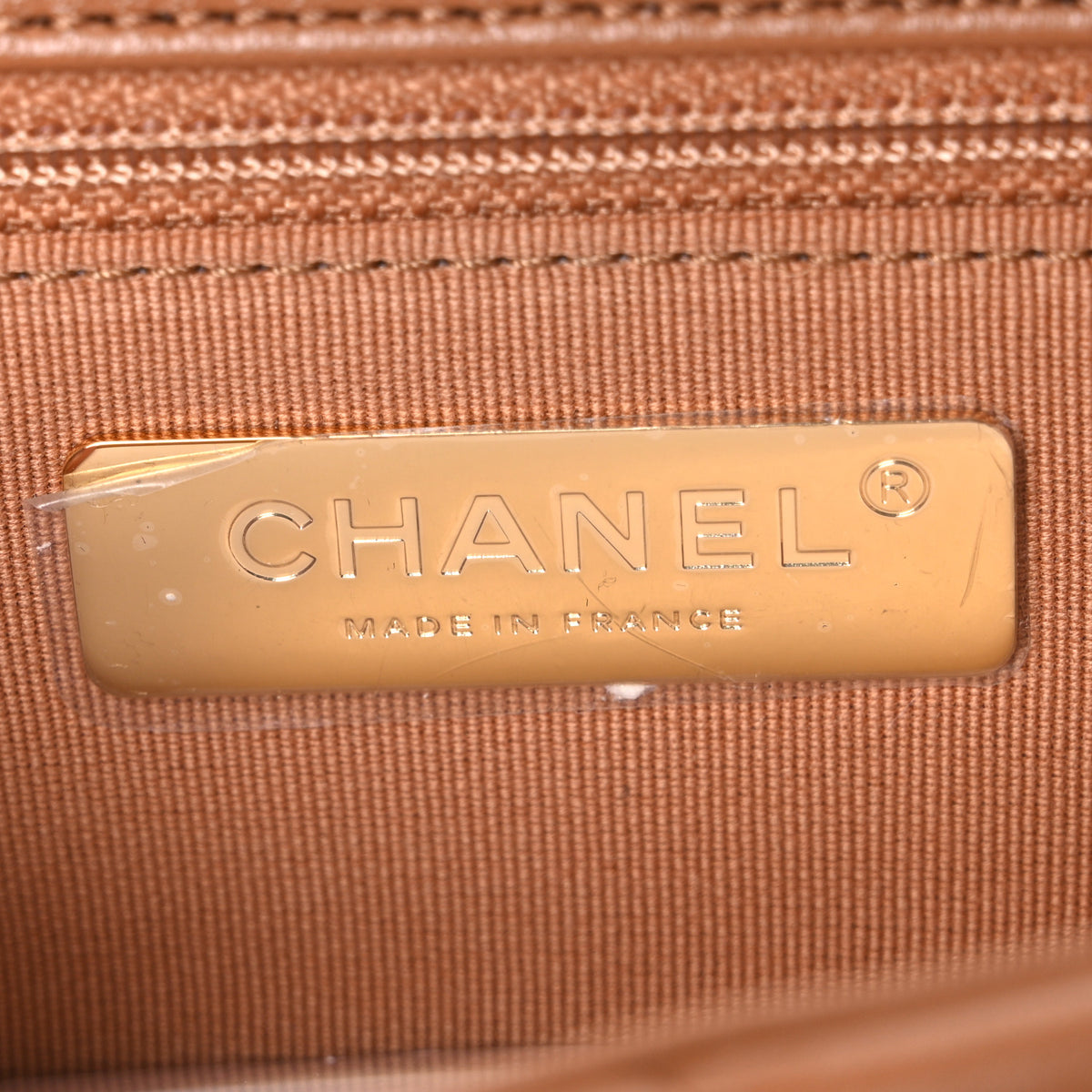 Chanel Lambskin Quilted Medium Chanel 19 Flap Brown 6 of 11