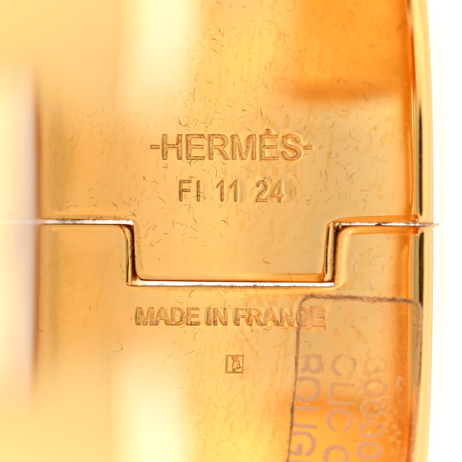 Hermes Enamel Wide Clic Clac H Bracelet PM Rouge Amarante 4 of 5