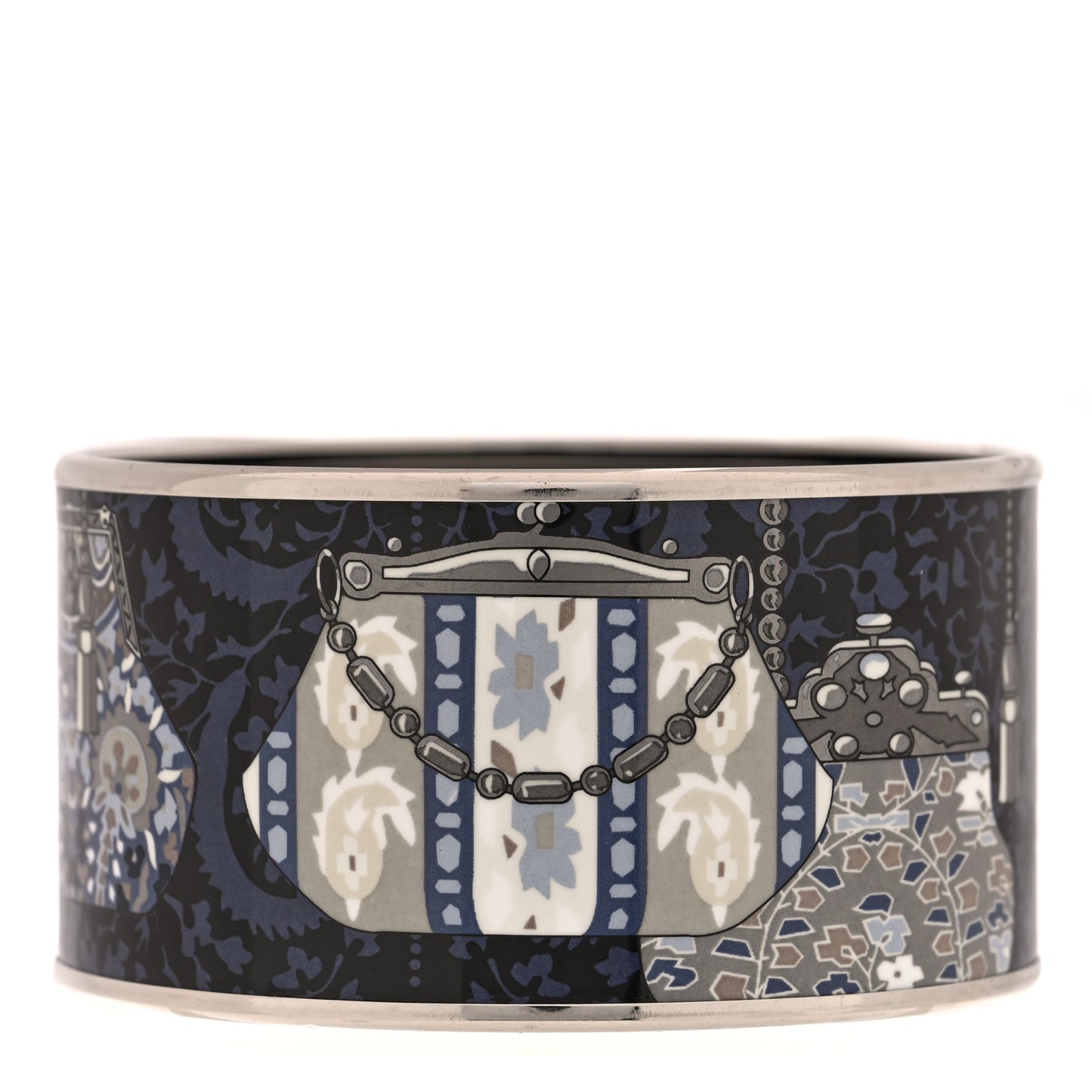 Enamel Printed Cachemire de Tamara Extra Wide Bracelet 70