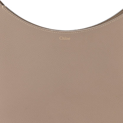 Chloe Small Grain Smooth Calfskin Medium Darryl Hobo Motty Grey 8 of 13