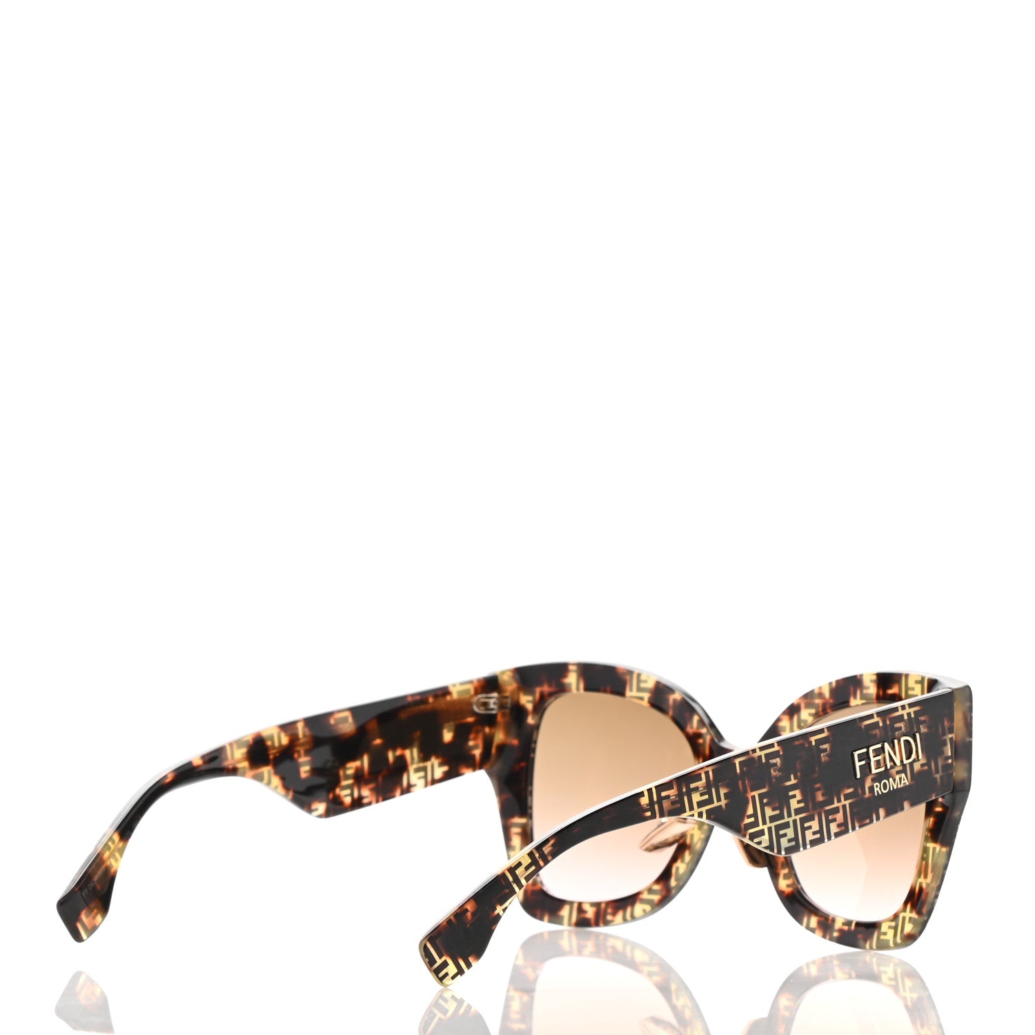 Fendi Acetate FF 53mm Sunglasses 0434/S Tortoise 4 of 7