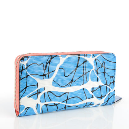 Louis Vuitton Epi Zippy Wallet Aqua 3 of 10