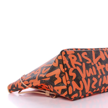 Louis Vuitton Monogram Graffiti Neverfull GM Orange 8 of 10