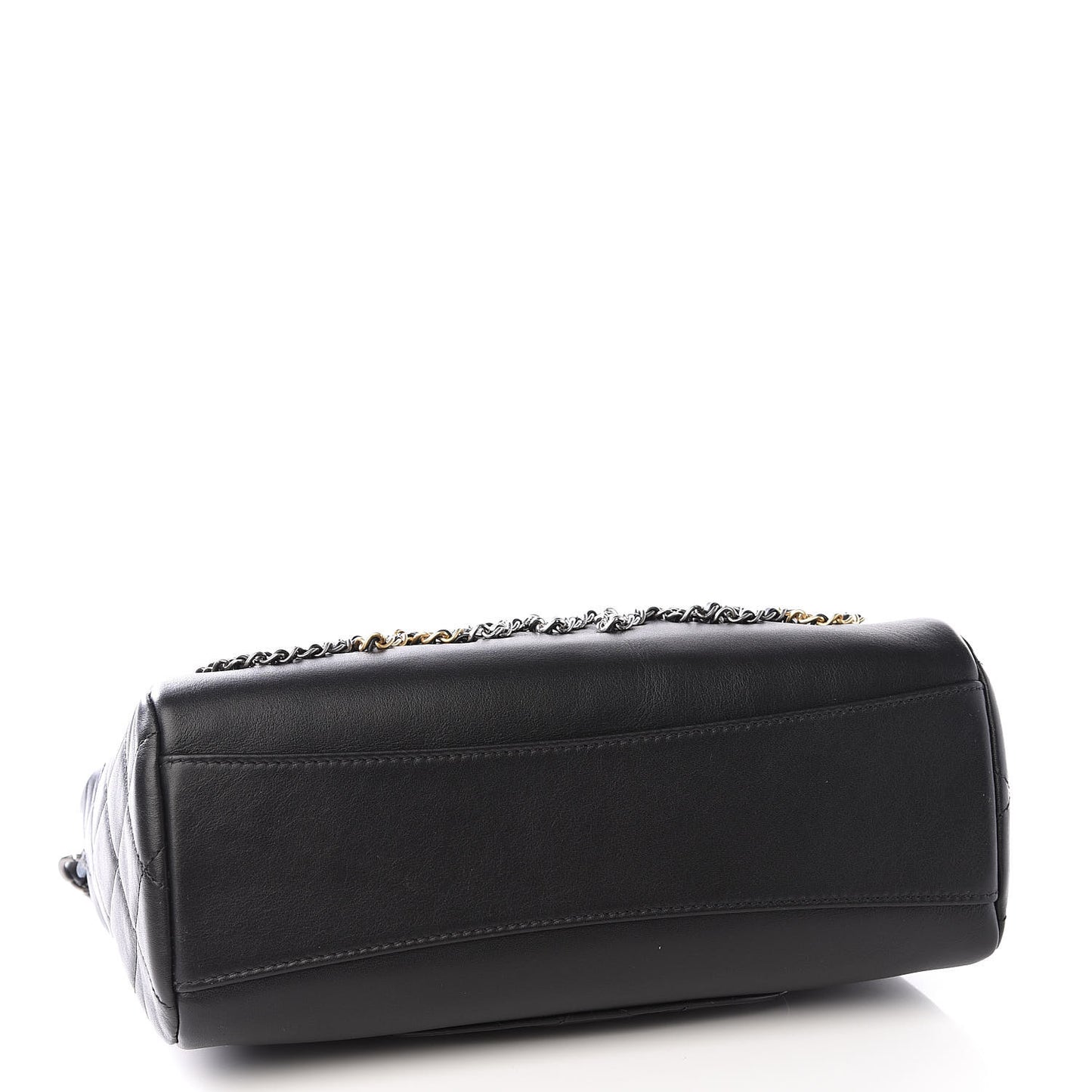 Calfskin Chain 20s Signature Hobo Black