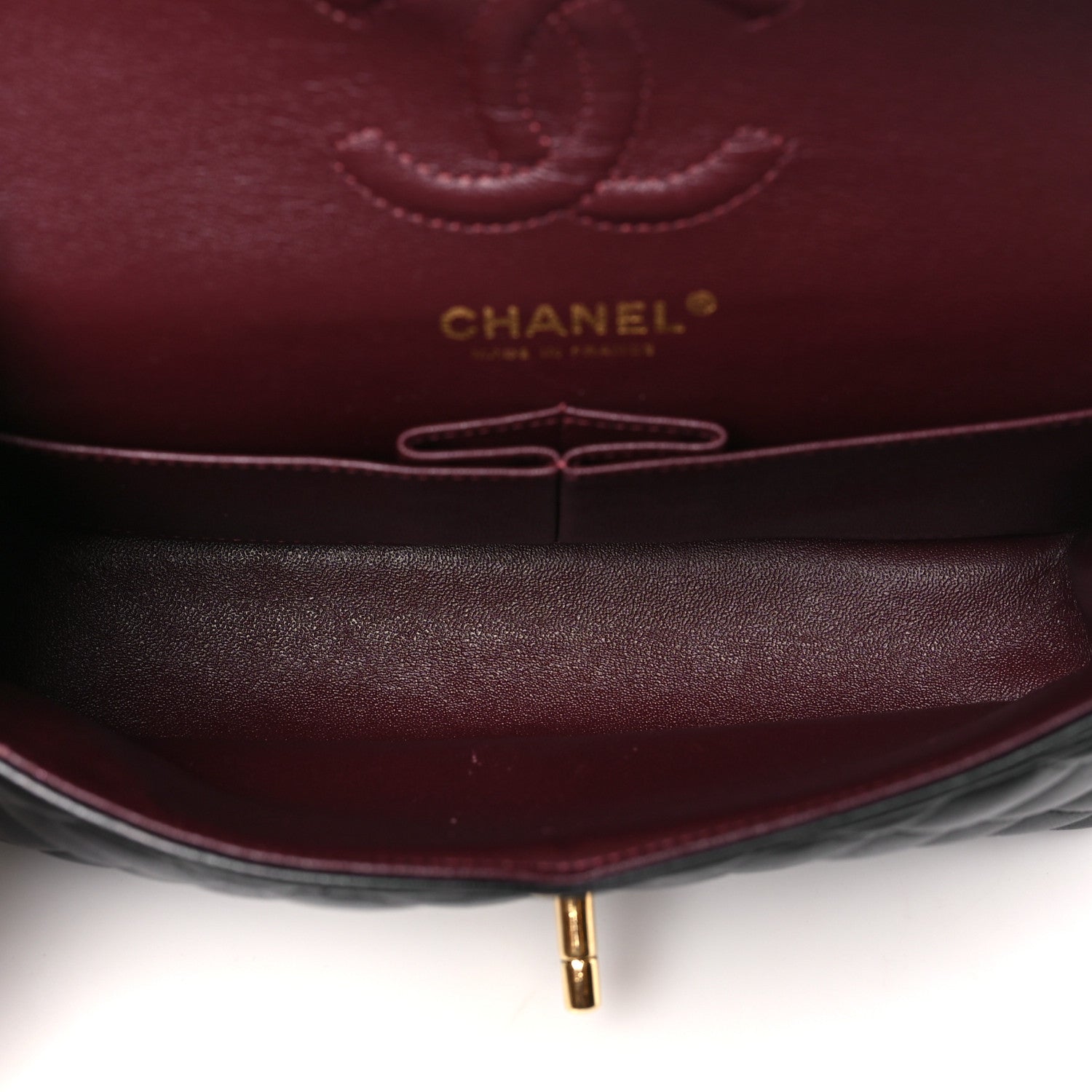 Chanel Lambskin Quilted Small Double Flap Black 5 of 10