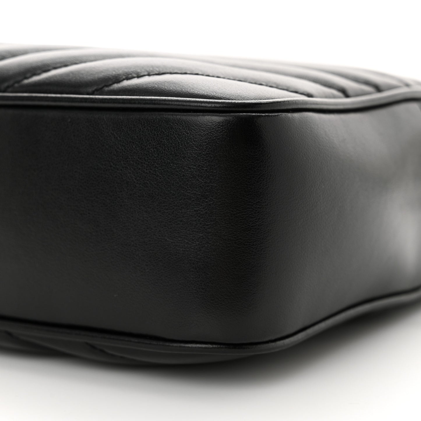 Calfskin Matelasse Monogram Lou Camera Bag Black