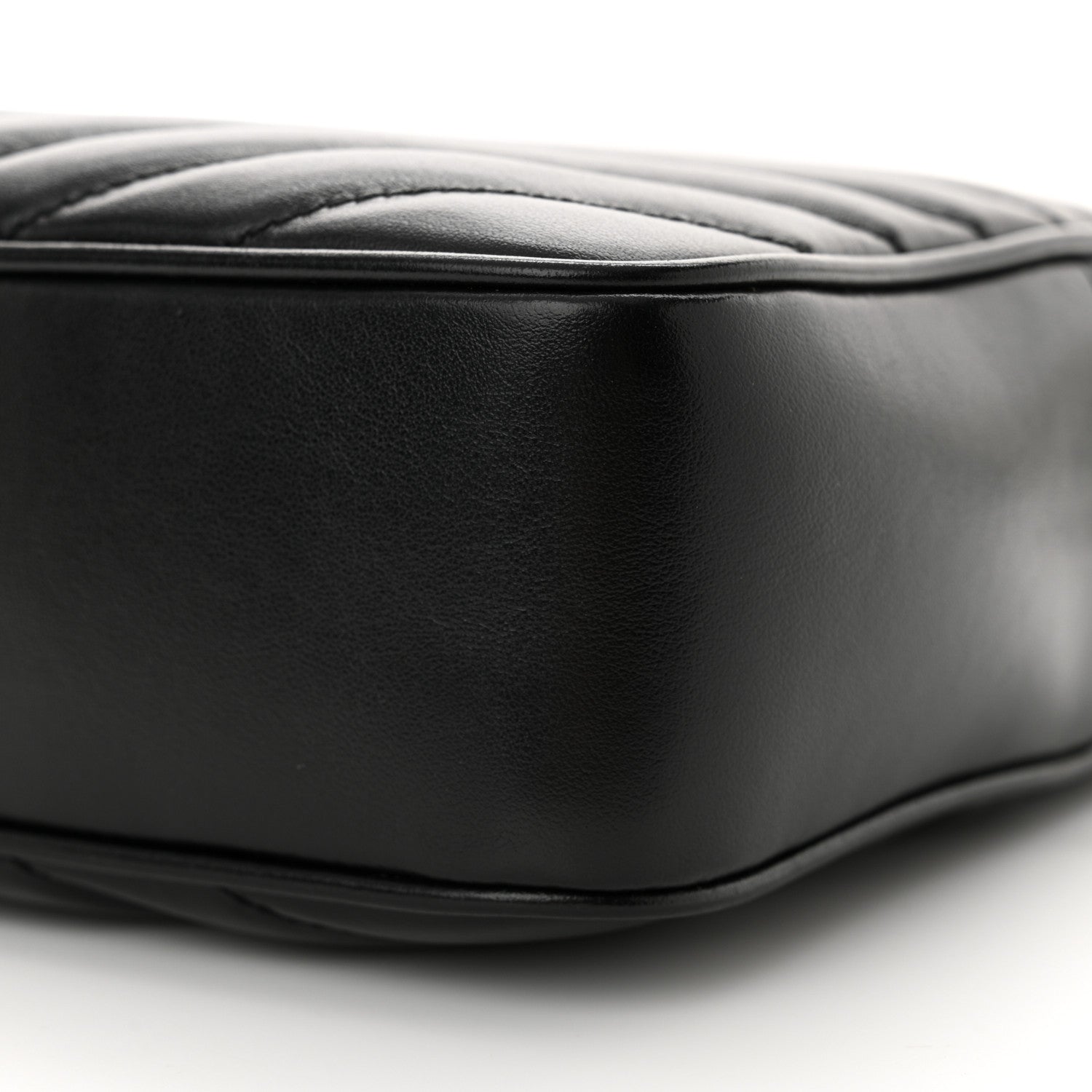 Saint Laurent Calfskin Matelasse Monogram Lou Camera Bag Black 10 of 12