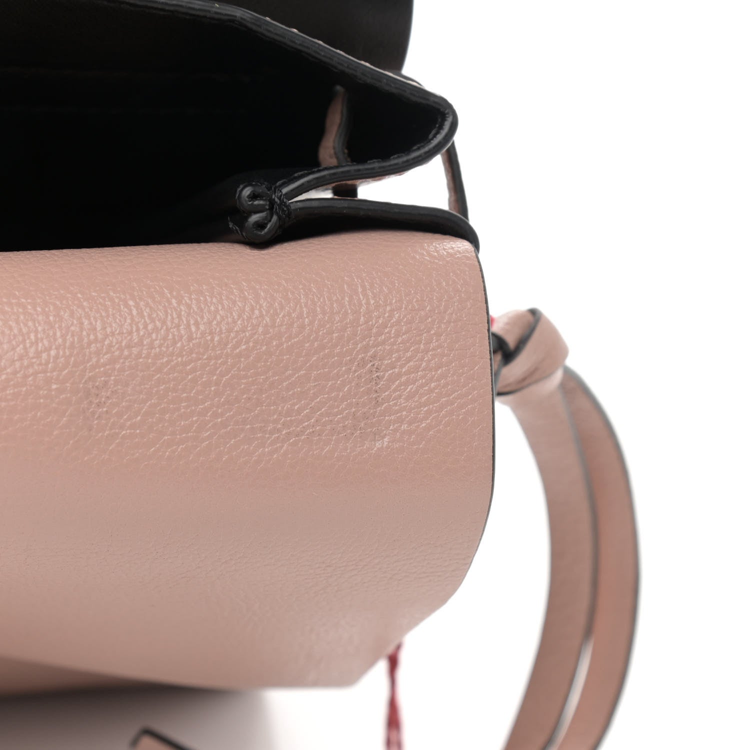 Valentino Garavani Calfskin VRing Shoulder Bag Rose Cannelle 12 of 15