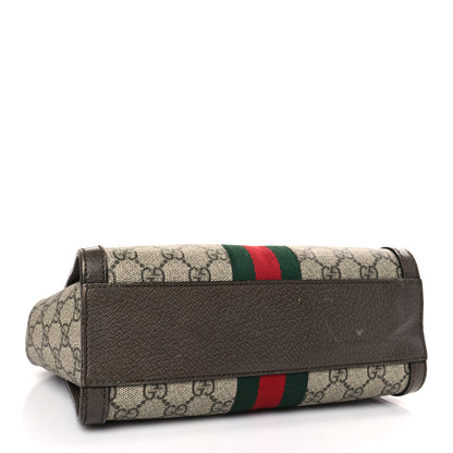 Gucci GG Supreme Monogram Small Ophidia Tote Bag Brown 4 of 13