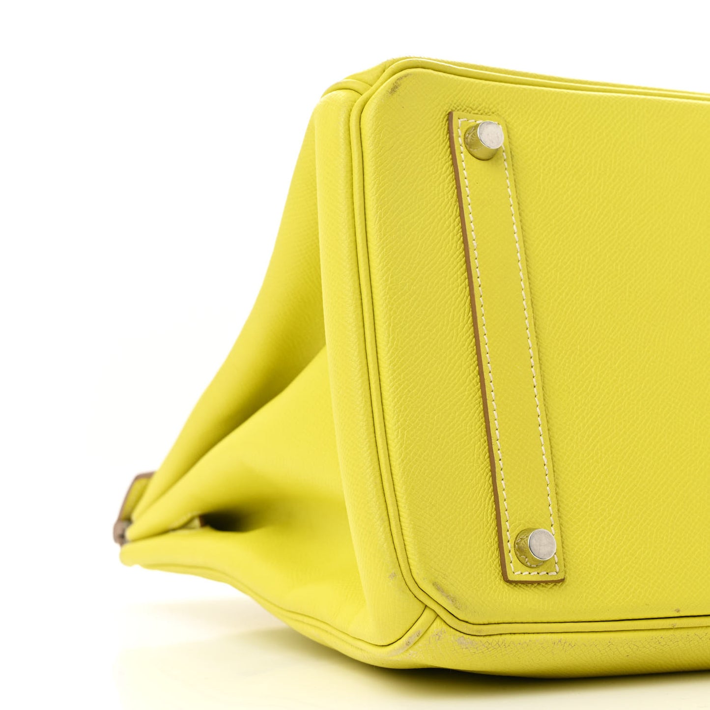 Epsom Candy Birkin 35 Lime Gris Perle