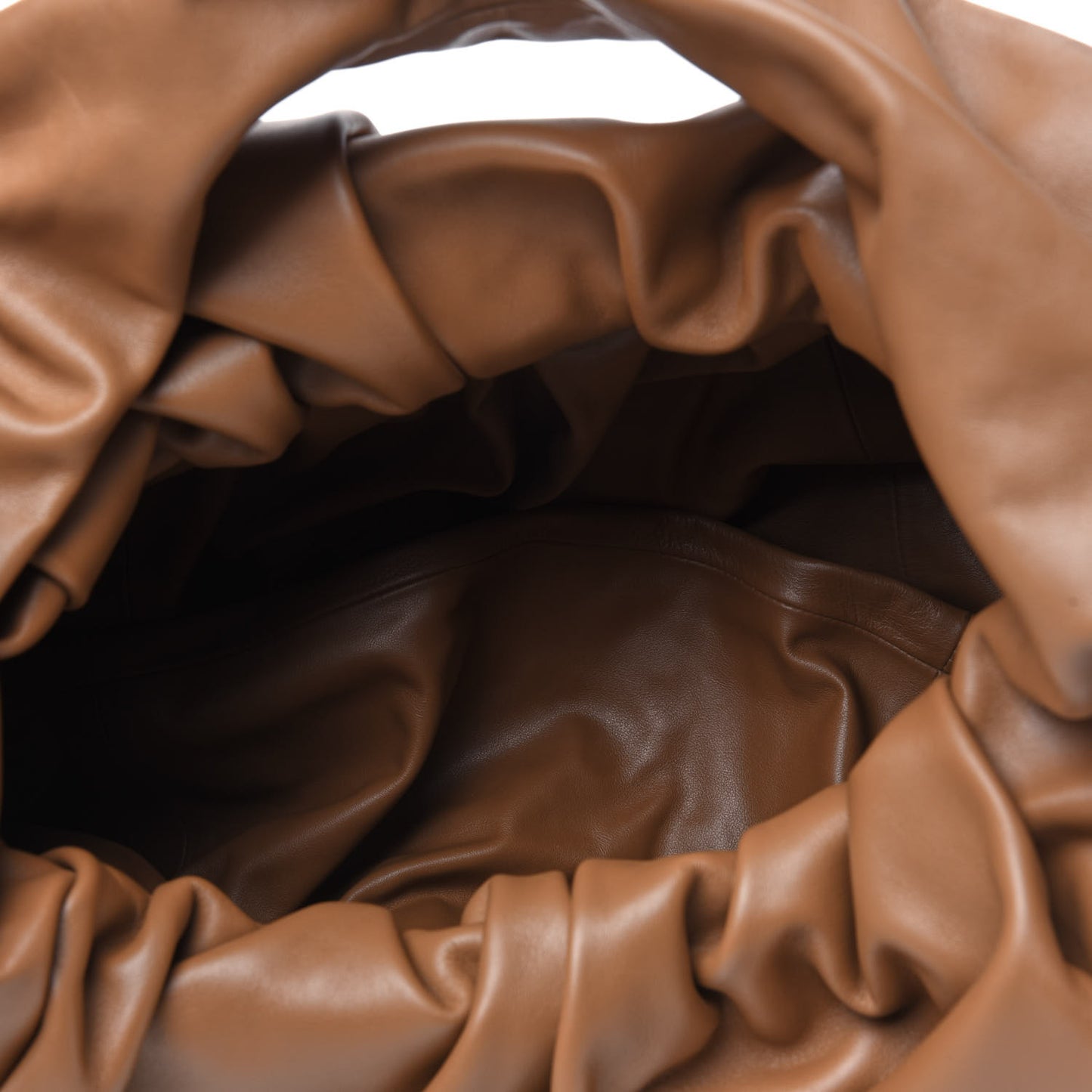 Smooth Butter Calfskin Large The Shoulder Pouch Cammello