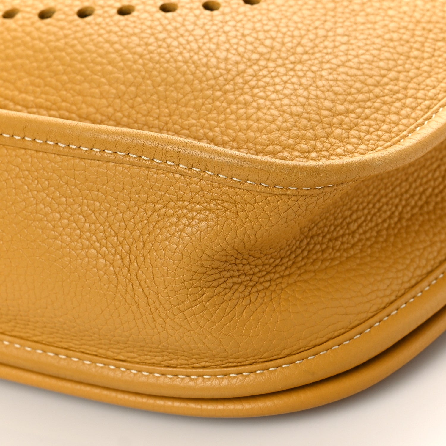 Hermes Taurillon Clemence Amazone Evelyne II PM Curry 8 of 8