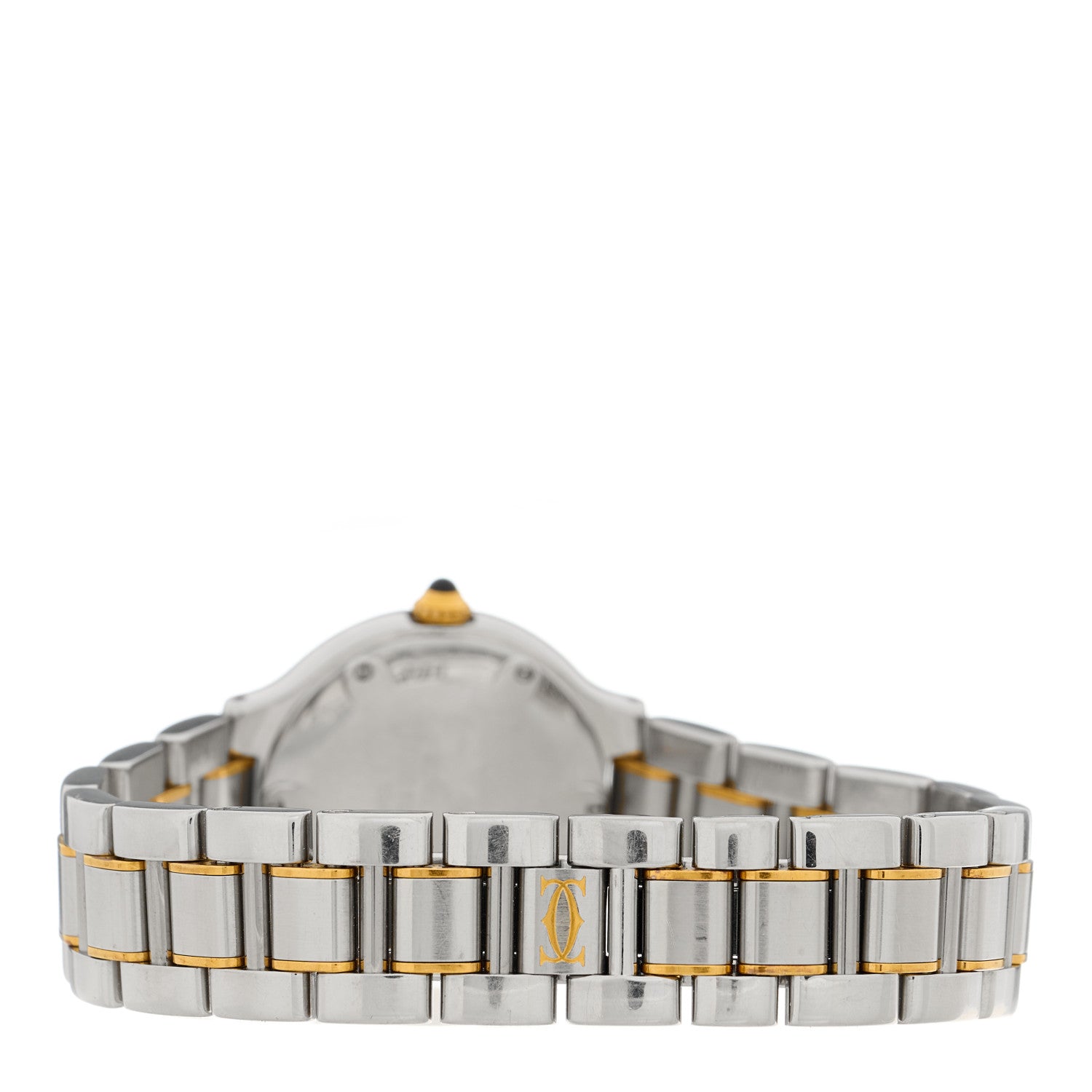 Cartier Stainless Steel 18K Yellow Gold 28mm Must de 21 Quartz Watch 3 of 4