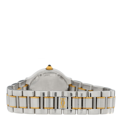 Cartier Stainless Steel 18K Yellow Gold 28mm Must de 21 Quartz Watch 3 of 4