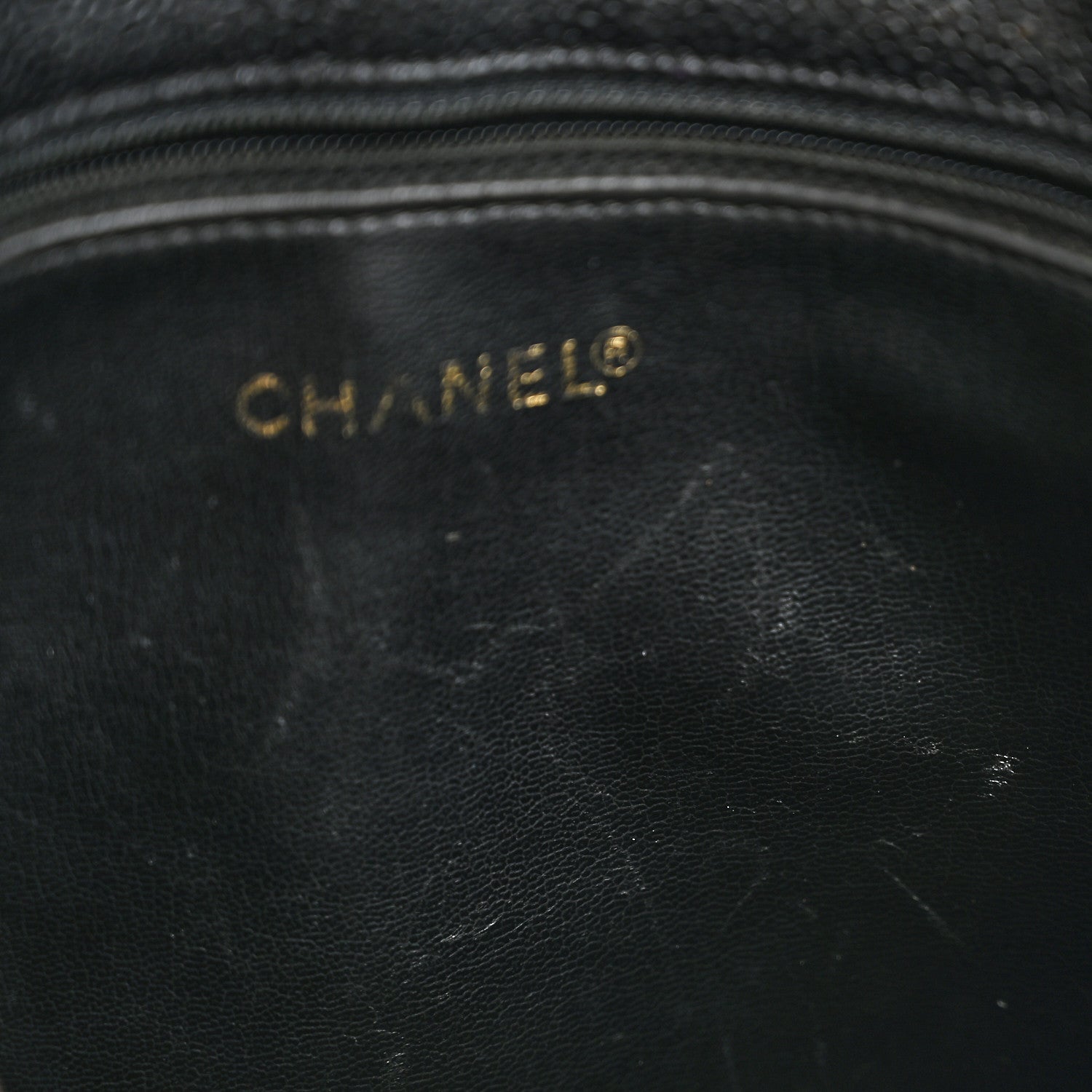 Chanel Caviar CC Flap Shoulder Bag Black 12 of 15