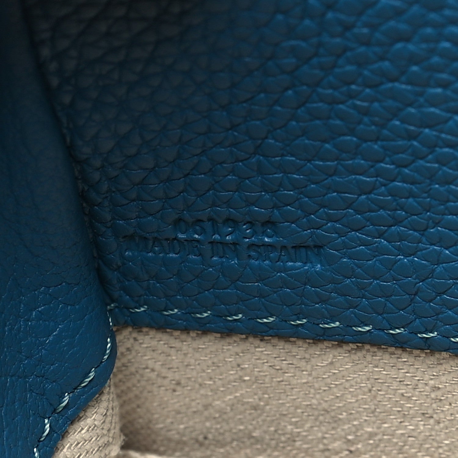 Loewe Calfskin Mini Hammock Shoulder Bag Dark Blue 7 of 10
