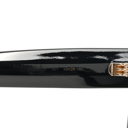 Gucci Acetate Crystal Star Round Frame Sunglasses GG0208S Black 5 of 8