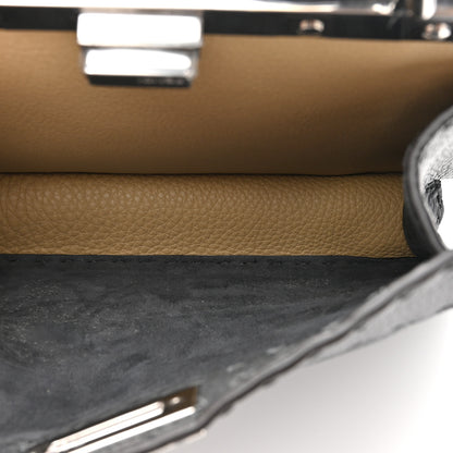 Fendi Cuoio Romano Selleria Chamois Small Peekaboo I SEE U Satchel Asfalto Camelia 5 of 12