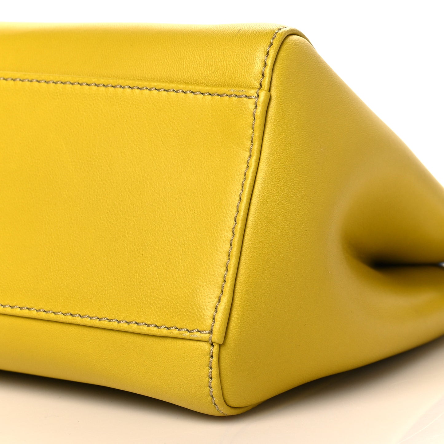 Nappa Colorblock Mini Peekaboo Iconic Satchel Lime Blue Royal Latte