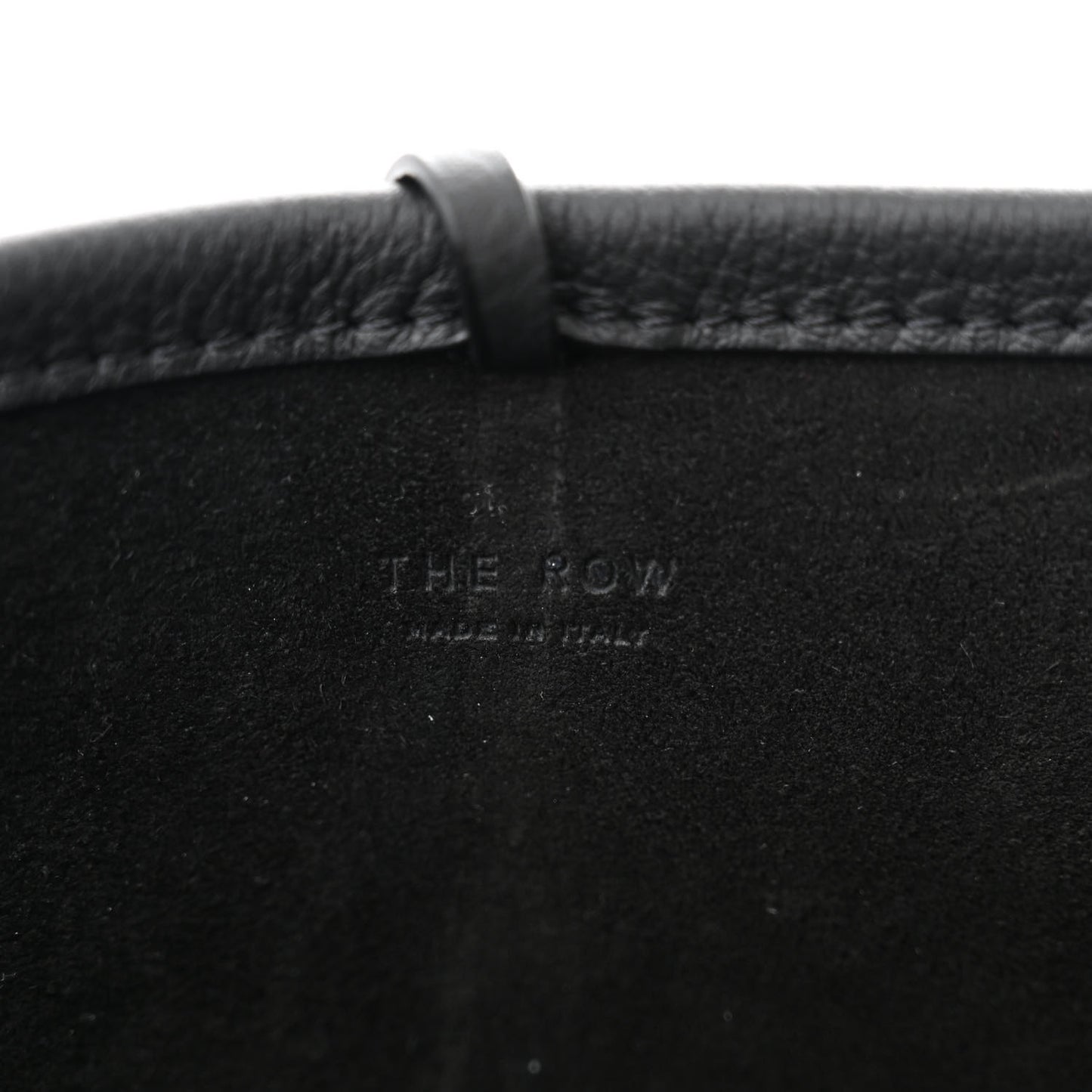 Grained Calfskin Small N/S Park Tote Black